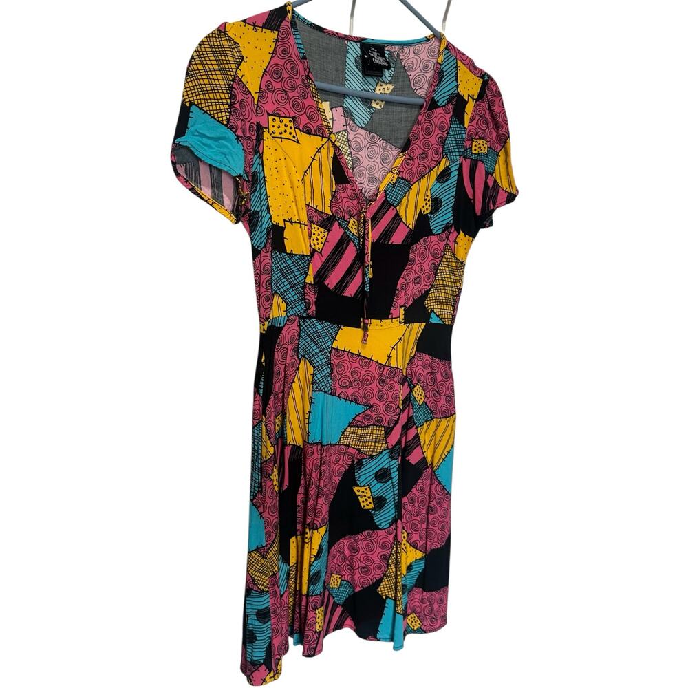 Disney Multicolor Patchwork Mini Dress - image 1